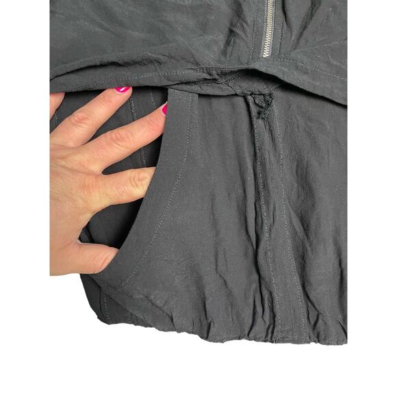 Helmut‎ Lang Axio Crepe Playsuit Romper Shortall Black & White Size Small Petite - Picture 14 of 16